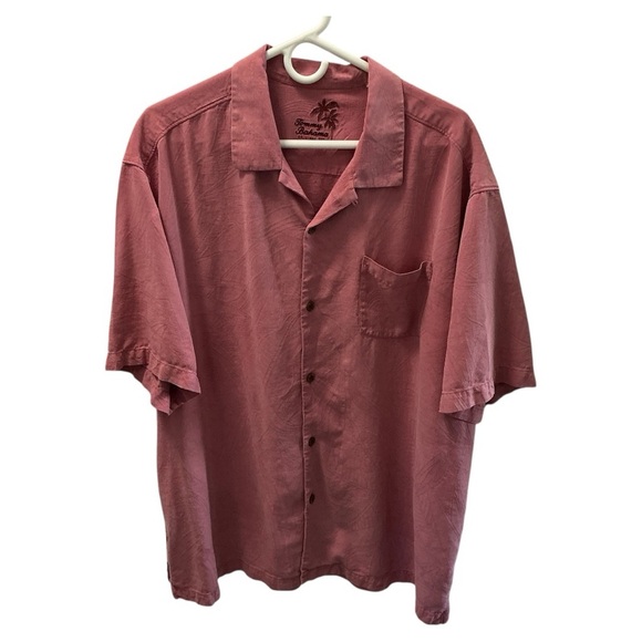 TOMMY BAHAMA 100% SILK SHIRT SIZE XL/TG - Picture 1 of 5